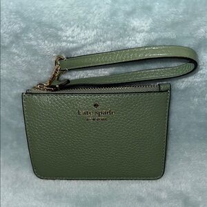 Kate Spade NWT Green Wristlet